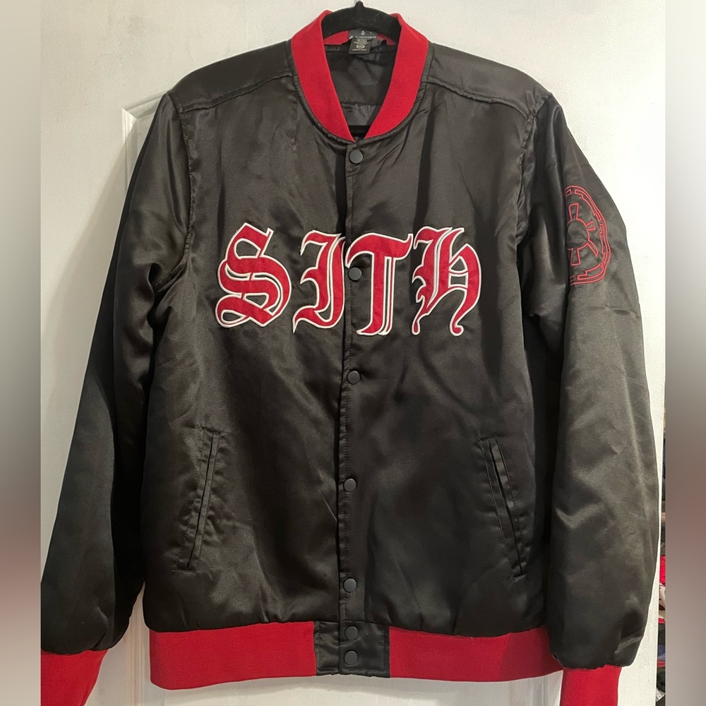 Star Wars Darth Vader Sith Black and Red Bomber Jacket
